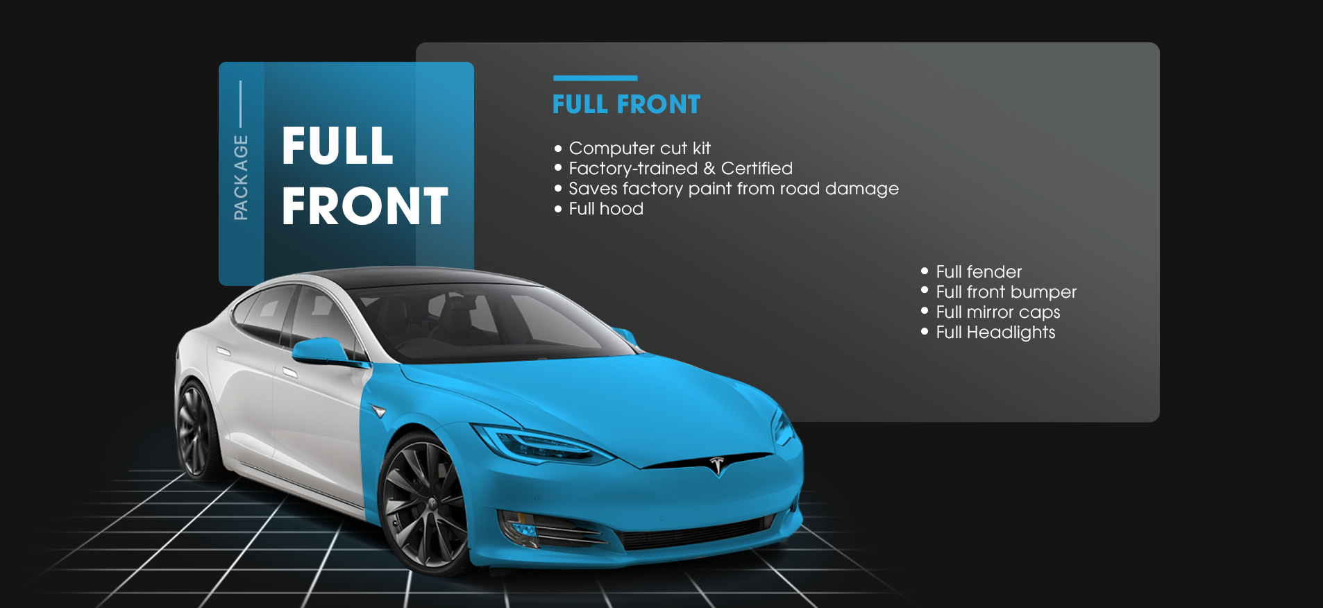 Tesla Full Front PPF 