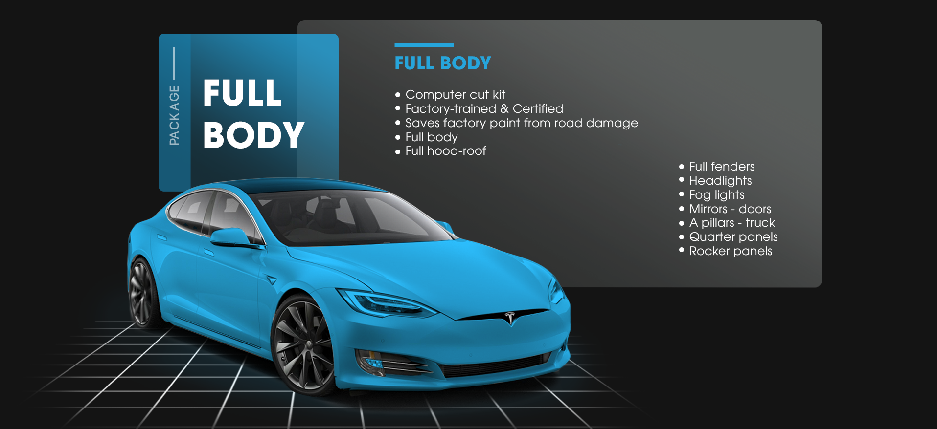 TESLA FULL BODY PPF 